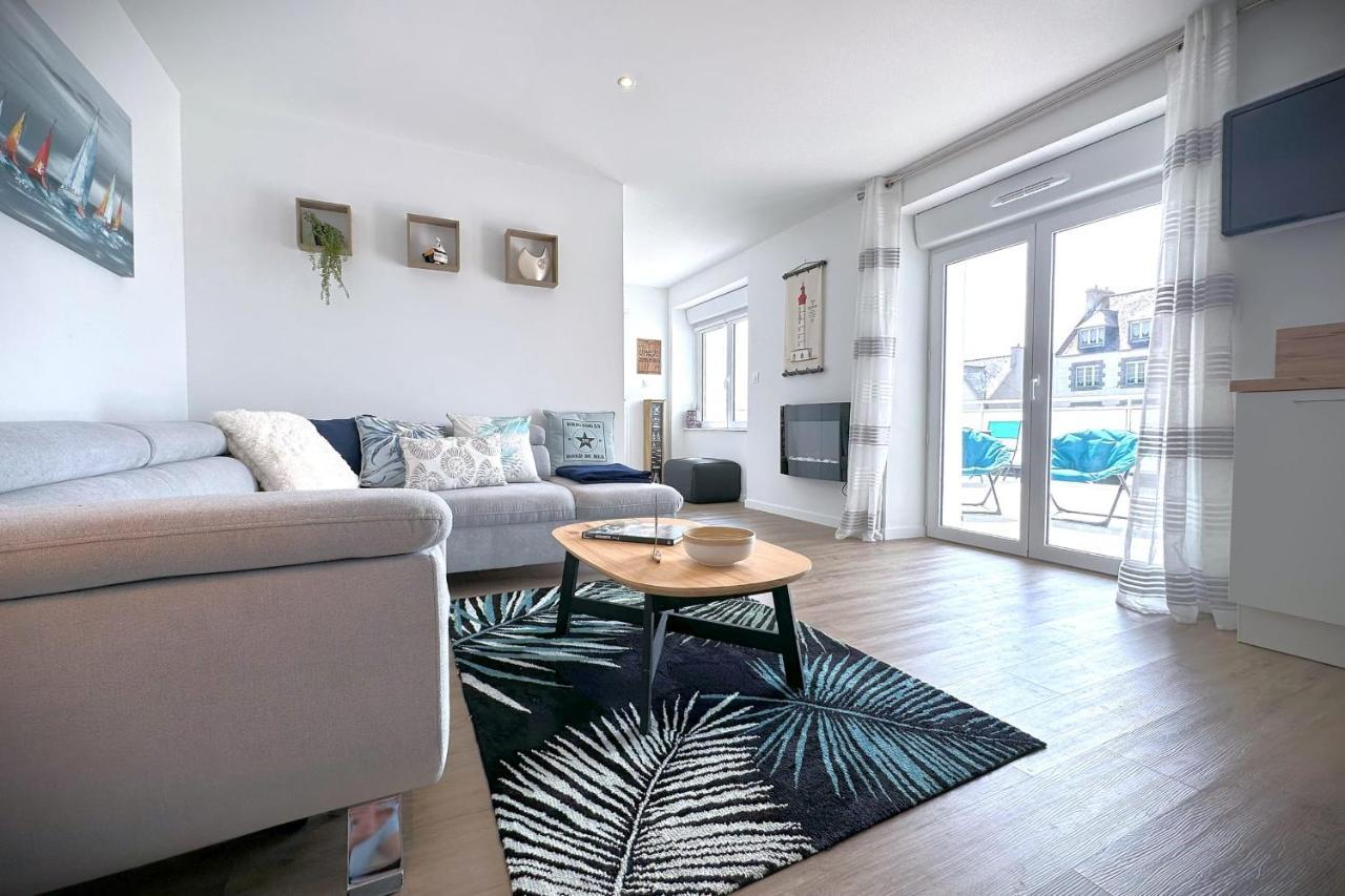Le Grand Large-Appart Proche Mer Avec Terrasse Brignogan-Plages Exterior foto